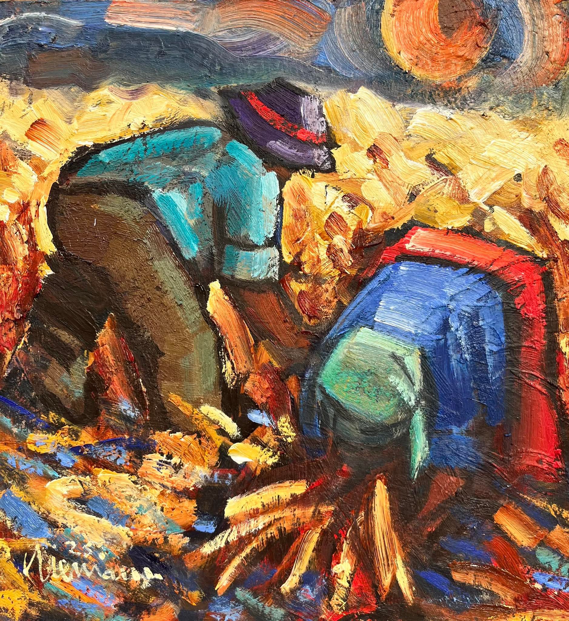 Working hard under the hot African Sun